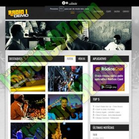 Site Para Rádio Responsivo V2