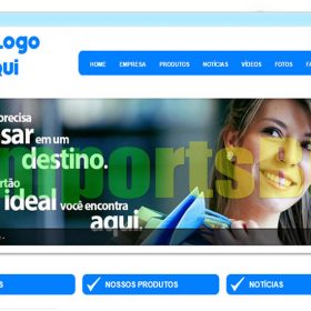 Site empresarial institucional administrável
