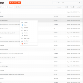 BEDRIVE GERENCIADOR IMAGENS E ARQUIVOS