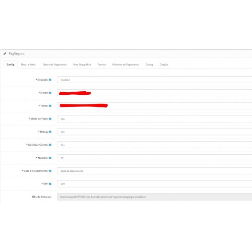 PagSeguro Checkout Transparente