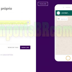 WhatsApp e gerador de link curto