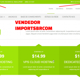 Foxuhosttop1 - Web Hosting, Template whmcs 7x