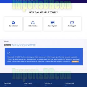 Template Whmcs HostinzaParis