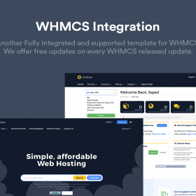 Hustbee - Hosting  WHMCS Template