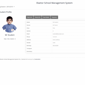 Sistema Escola - Ekattor School Management System Pro
