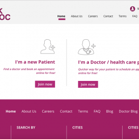 Sistema Hospital - Sistema de reservas de consultas médicas on-line - Reserve meu médico