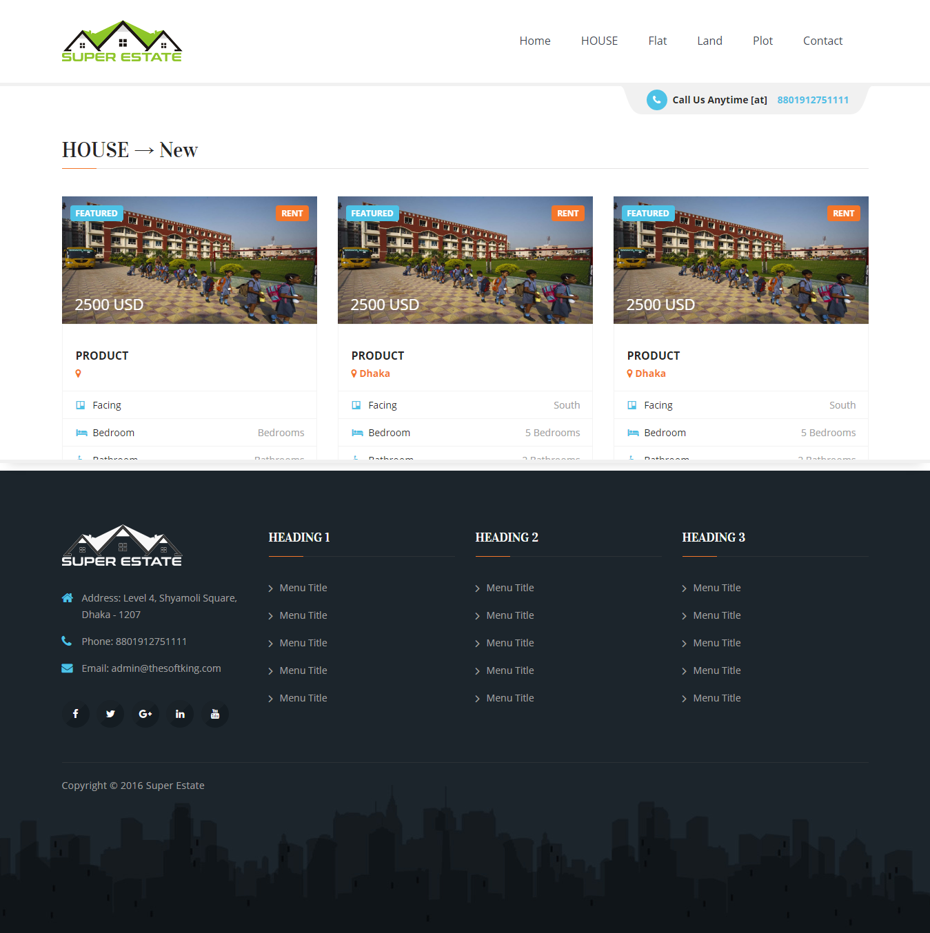 Agencia Imobiliária - Listagem de imóveis e propriedades A1 Script