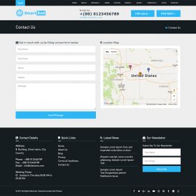 Agencia imobiliária - Modelo de frontend para multiuso e imobiliário Script
