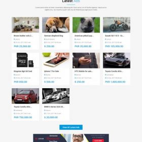 Classificados de anúncios - Listagem Post e Buy Script