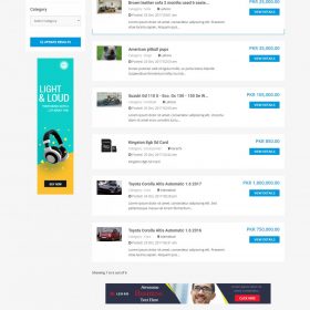 Classificados de anúncios - Listagem Post e Buy Script