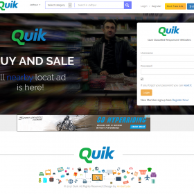 Classificados de anúncios - Totalmente carregados CMS - Quik new V 1.3
