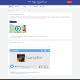 Script Radio - AIO Radio Station Player - Shoutcast, Icecast e muito mais