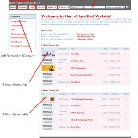 Classificados de anúncios -  PHP / MySql xClassified Script